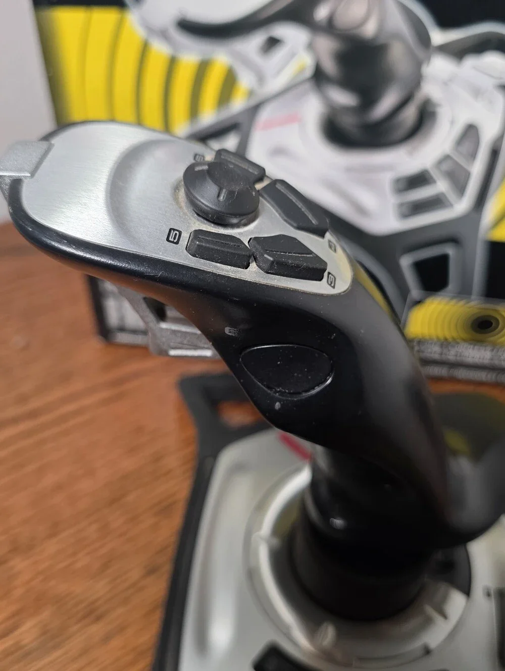 Logitech Freedom RF 2.4 Wingman Cordless Joystick Controller WITH Wire And Box